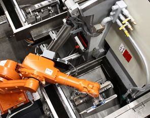 DG with robotic loading and unloading