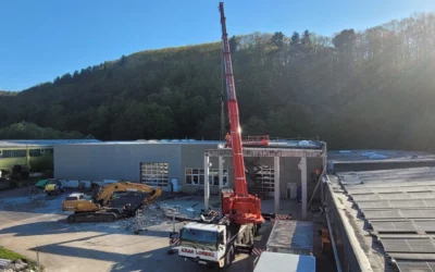 Inicio de la construcción del nuevo salón de actos