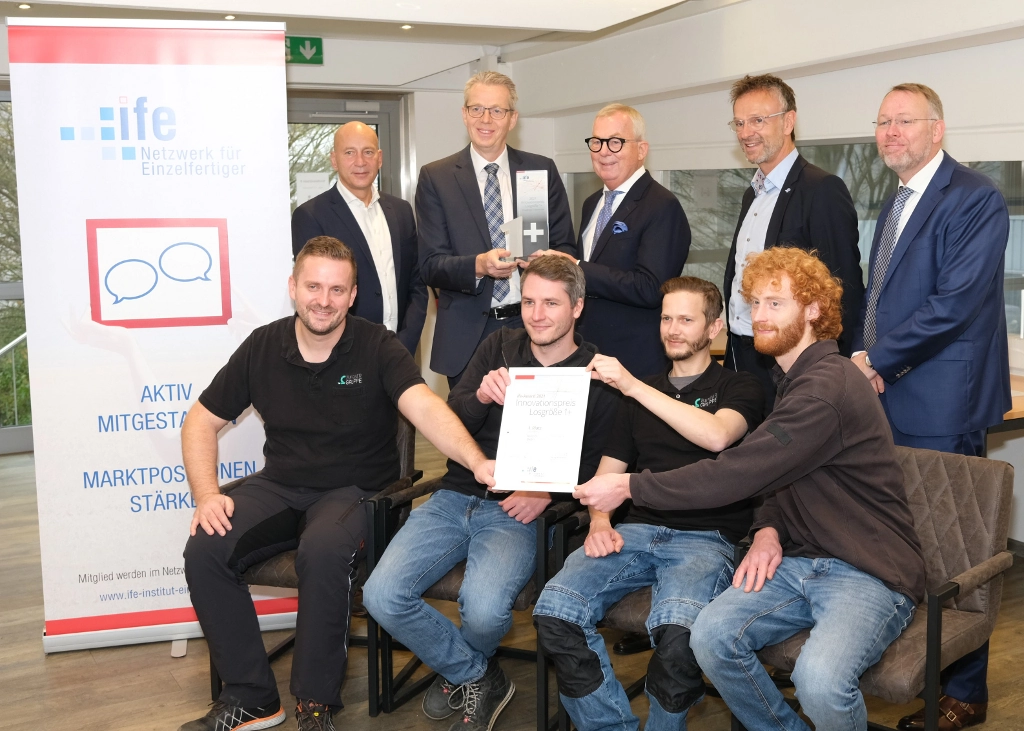 ife vergibt Innovationspreis für Unternehmen der Losgröße 1+
