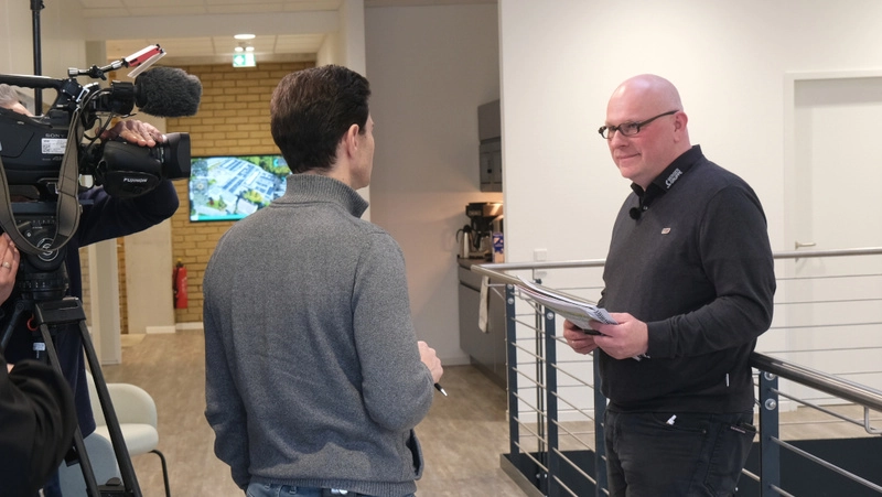 WDR aktuell at the Berger Gruppe