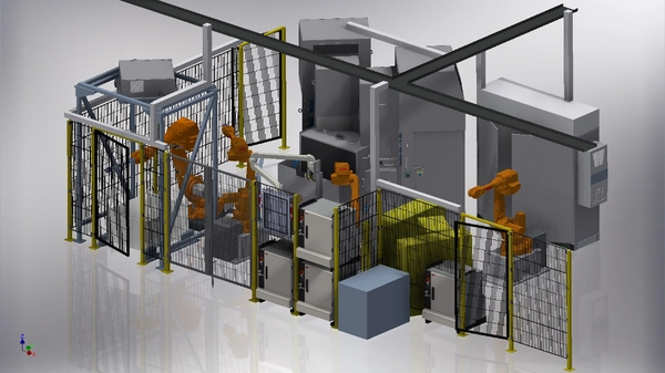 Roboter-Bin-Picking-System