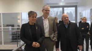 La ministre de l'Économie Mona Neubaur rend visite à Berger Gruppe le 15 janvier 2025