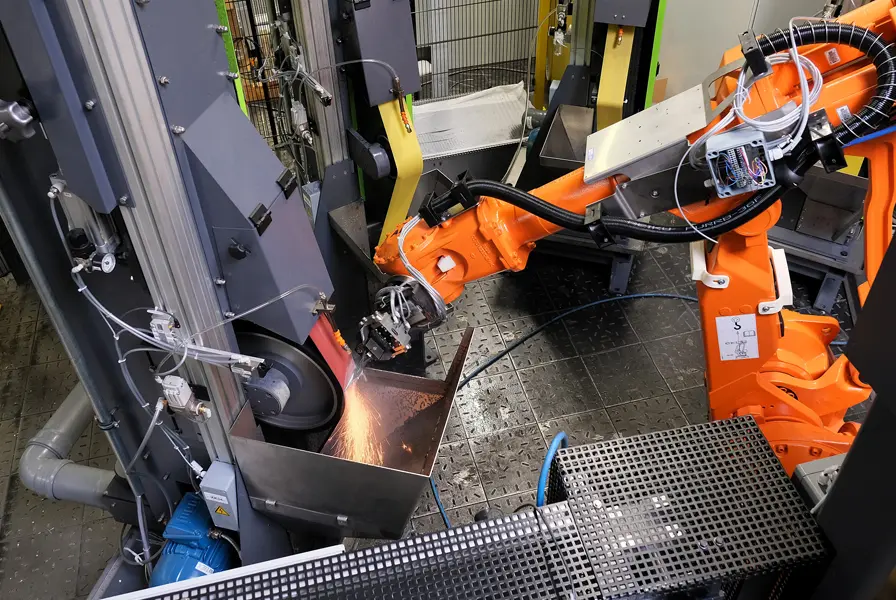 Robot processing cells