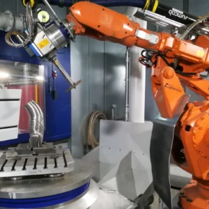 Robot grinding of castings