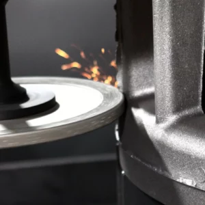 Robotic system for deburring large castings