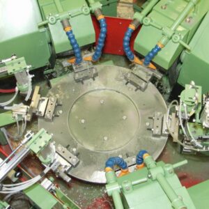 Rundtakttisch-Schleifmaschine Typ RST3 mit Schleifstation WSL