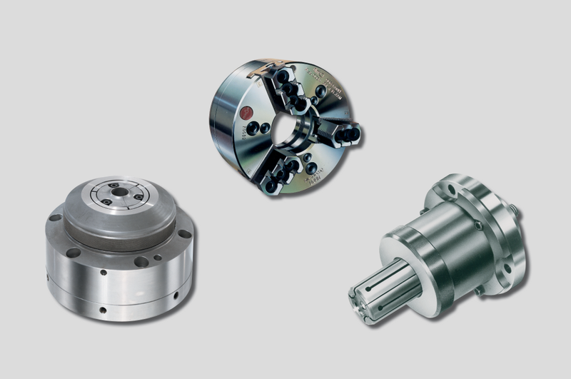 Clamping tools: collet chucks, jaw chucks, expanding mandrel chucks for internal clamping parts