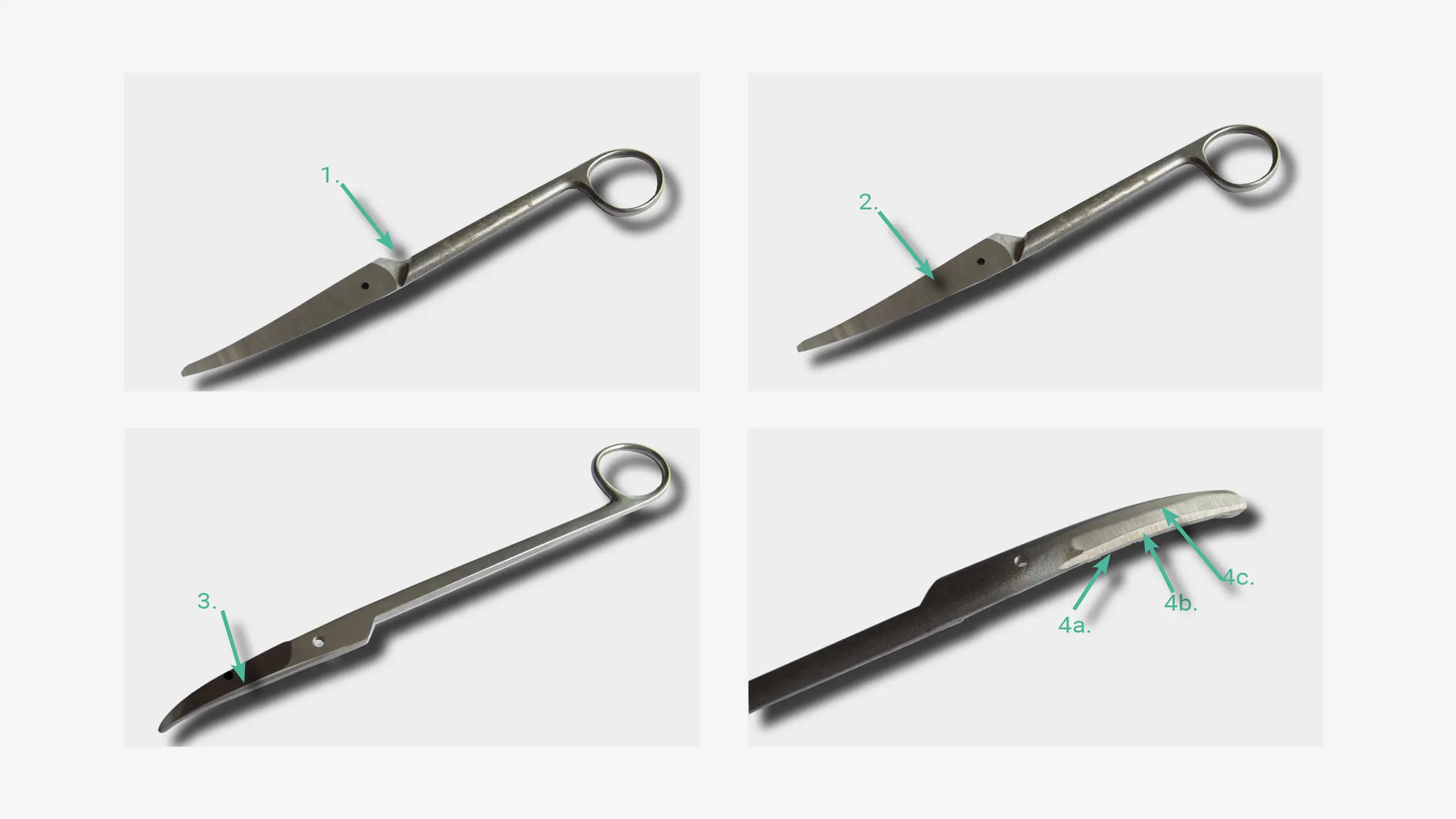 Grinding processes for surgical scissors