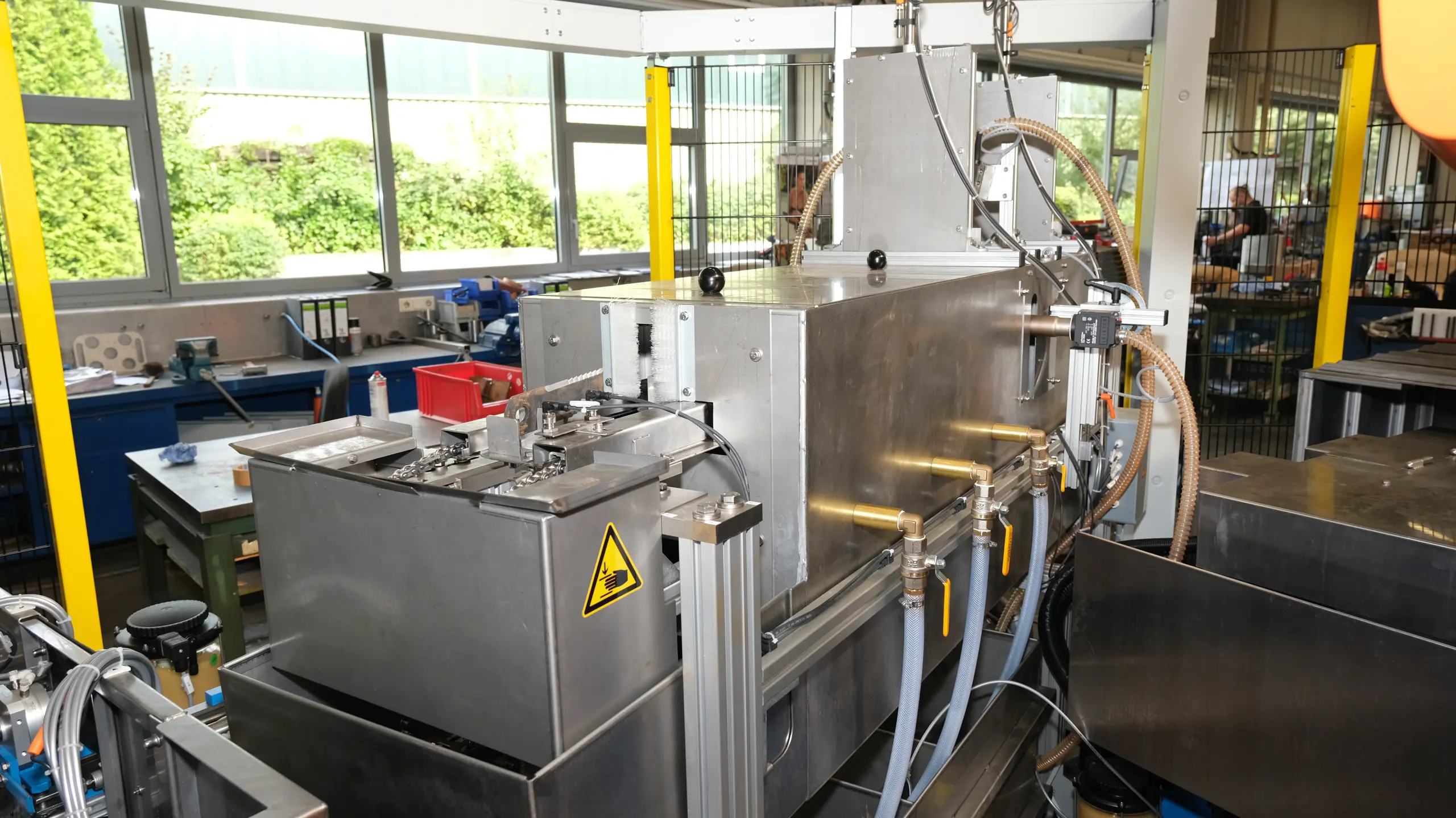 Nettoyage des lames de machines