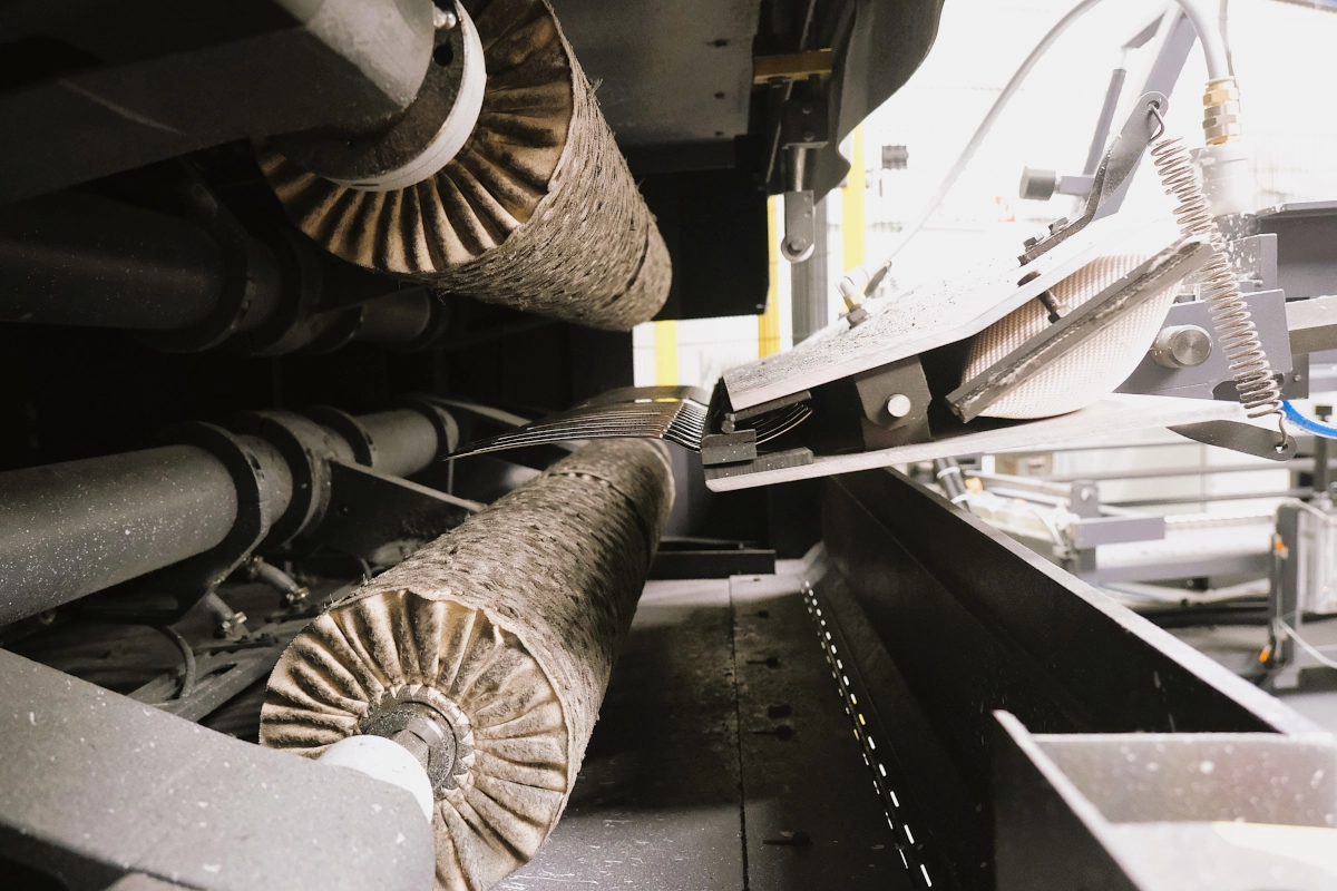 Doppelwellenpoliermaschine – Baureihe PS1000/LG